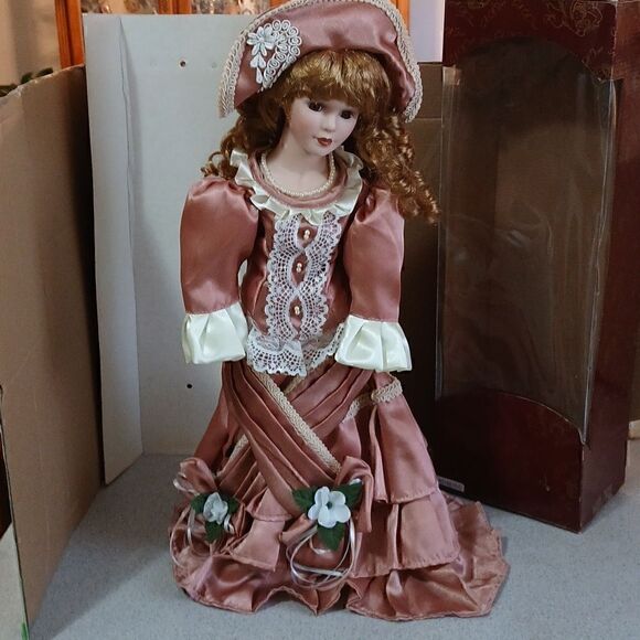 Gift of Time Collectible Porcelain Doll 18" NWOT - Picture 2 of 10